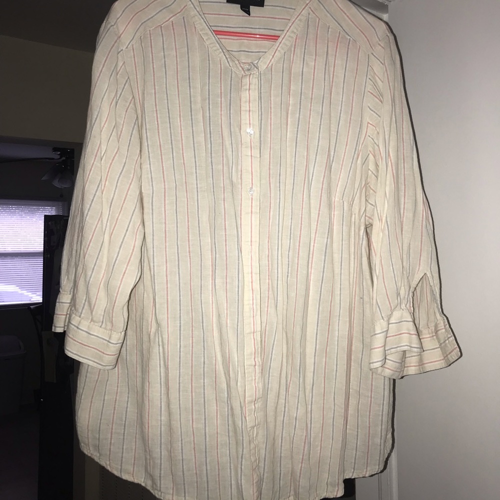 Linen dress shirt
